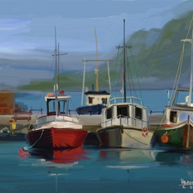 Скандинавия (Этюд)