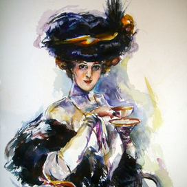 стилизованный портрет