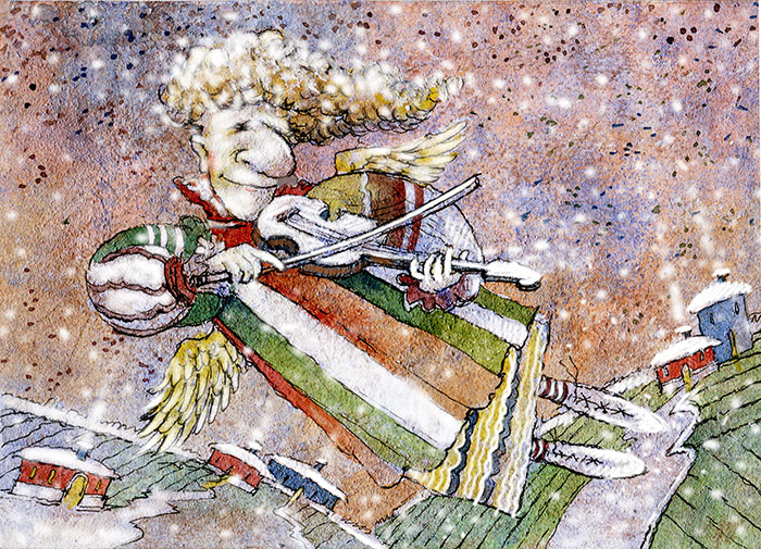 Рождественская открытка