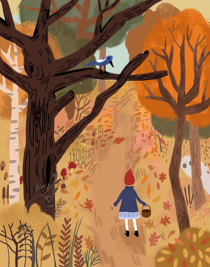 Дорога в лесу