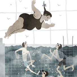 Бассейн. (Из банной серии)