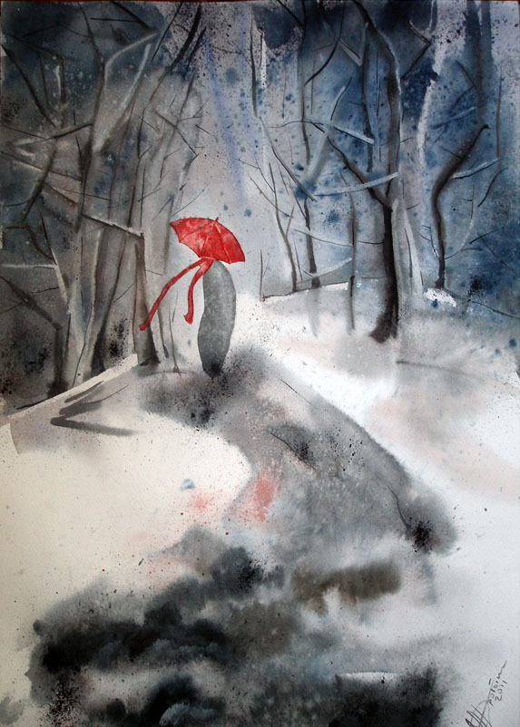 Не первый снег...