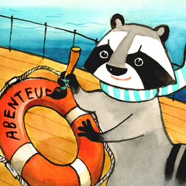 Немецкая обложка Енота