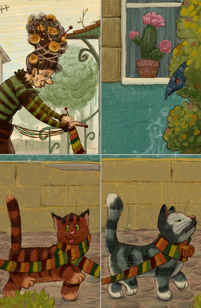 Шарф на троих, детали