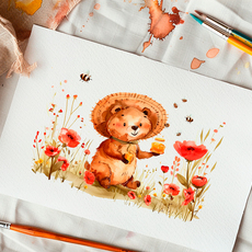 Иллюстрации для открыток о профессиях