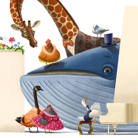 села утка за рояль и сказала "КРЯК!"