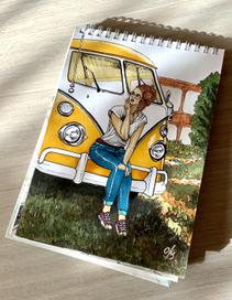 Marker sketch VW 1