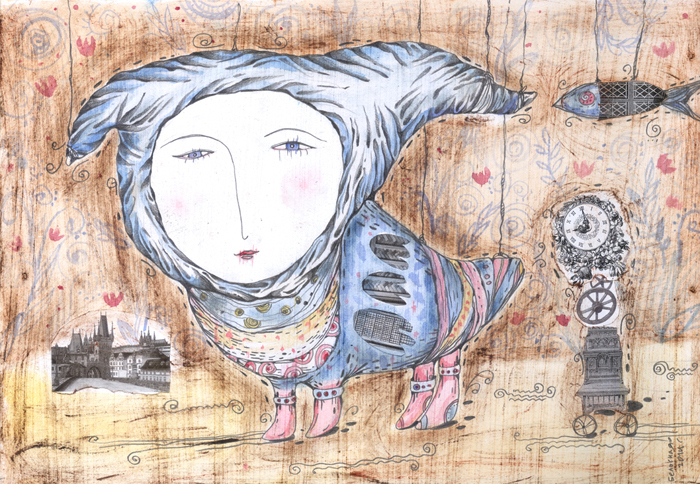 Птица с васильковыми глазами