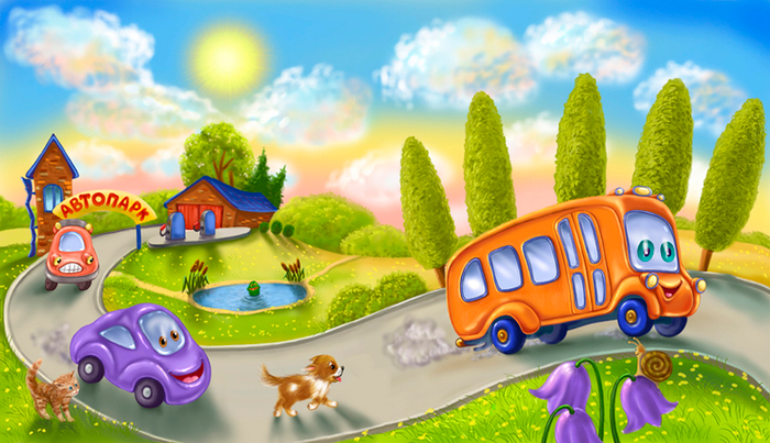 приключения автобусика