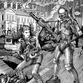 Иллюстрация на тему фентази.