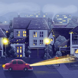 Приключения автомобильчика.