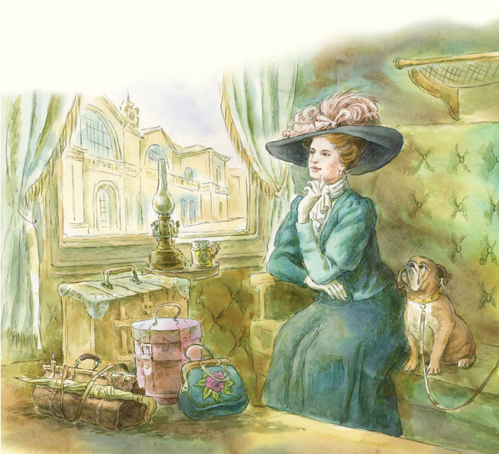 В поезде. Книжка о балерине Анне Павловой