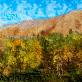 ОСЕННИЙ ЛЕС В ГОРАХ
