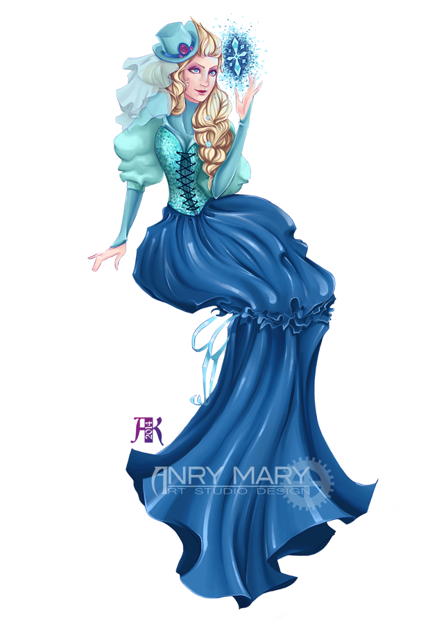 Эльза из "холодного сердца" в стиле стимпанк