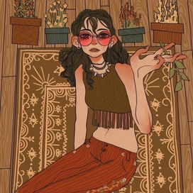 сидит и смотрит и молчит 