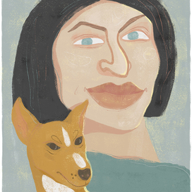 Портрет с собачкой