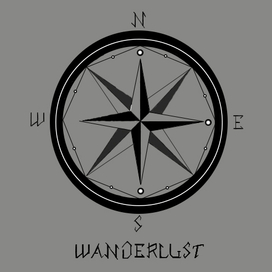 Принт "Wanderlust"