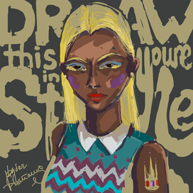 Работа к челленджу "Draw this in your style"