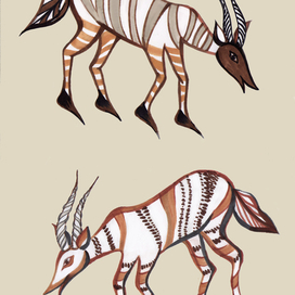 Африканские звери. Антилопа