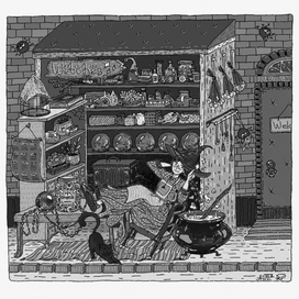 Ведьма торговка