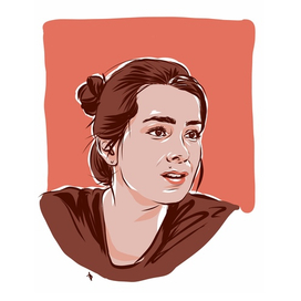 Галя — векторный рисунок