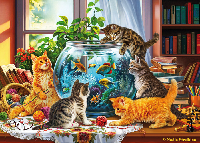 Пушистые  проказники