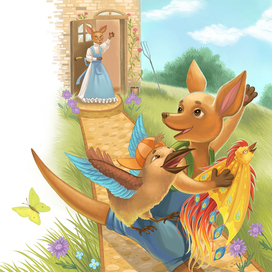 Иллюстрация к книге "Соревнования по запуску воздушных змеев "