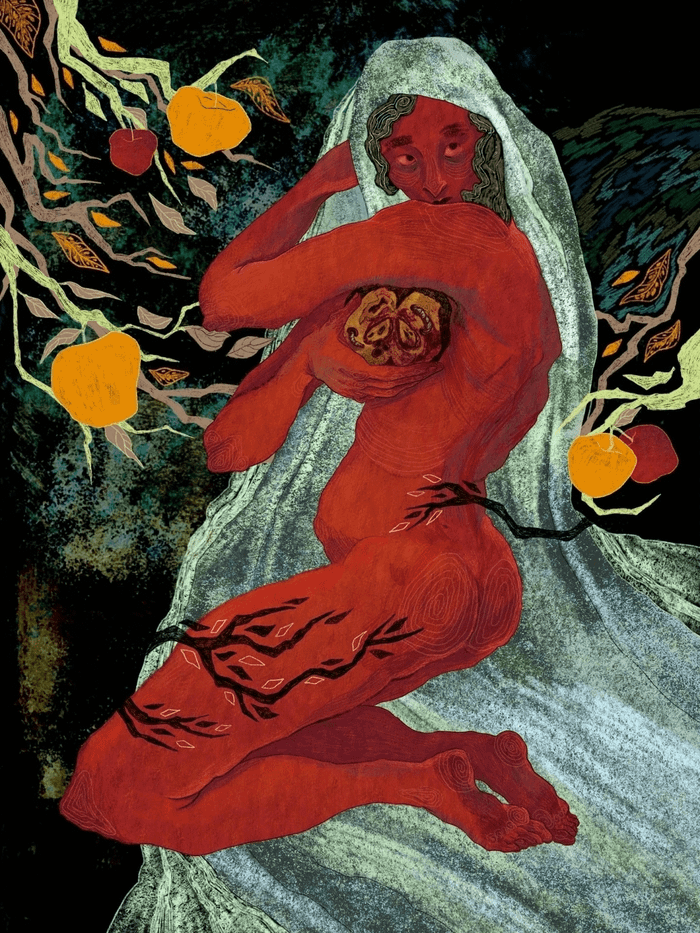 Жанна и червивое яблоко