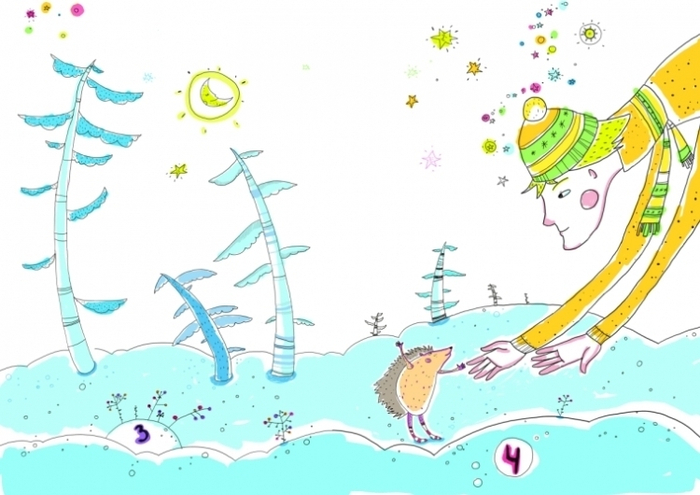 Ёж-ежище и добрый художник