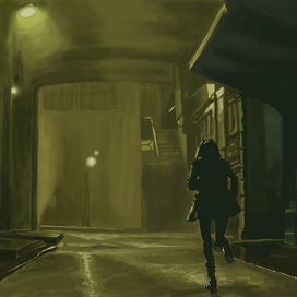 ночь, дождь