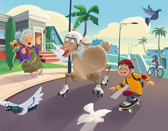 Детская история про ламу