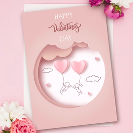 Открытка на 8 марта