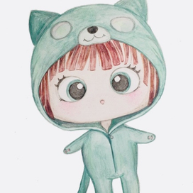 Девочка в пижаме 