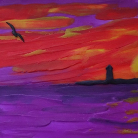 Пластилиновый закат