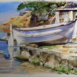 Воспоминания об Испании.Лодка на о.Ибица