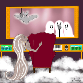 Очаровательная мумия звукорежиссёр ужасающих звуков