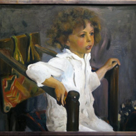 Копия с репродукции "Мика Морозов"