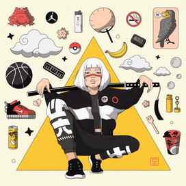 девочка с катаной