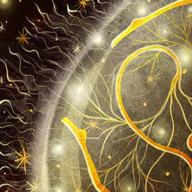 Сияние электрической лампочки