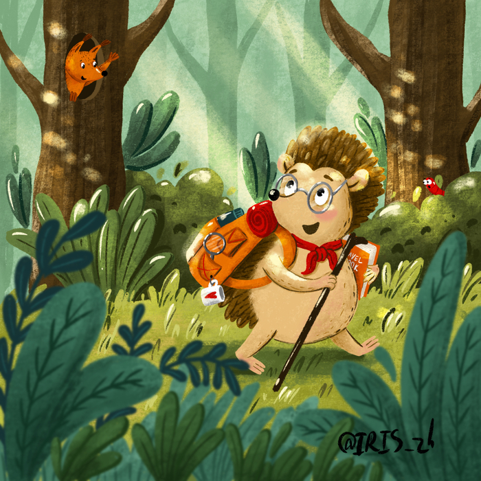 Ёжик-путешественник