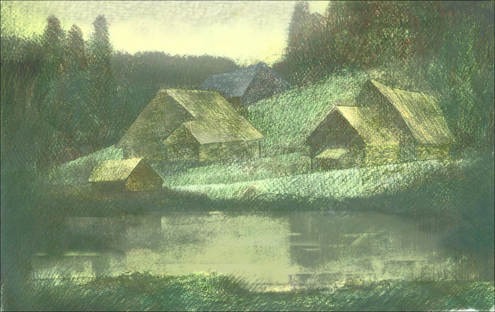 "Белые ночи Карелии" Состояние 2 -Янгозеро, брошенная людьми деревня. 