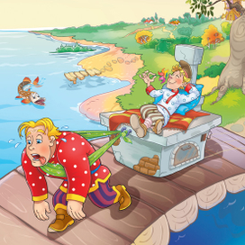 Иллюстрации для детского журнала 3/9 Царство