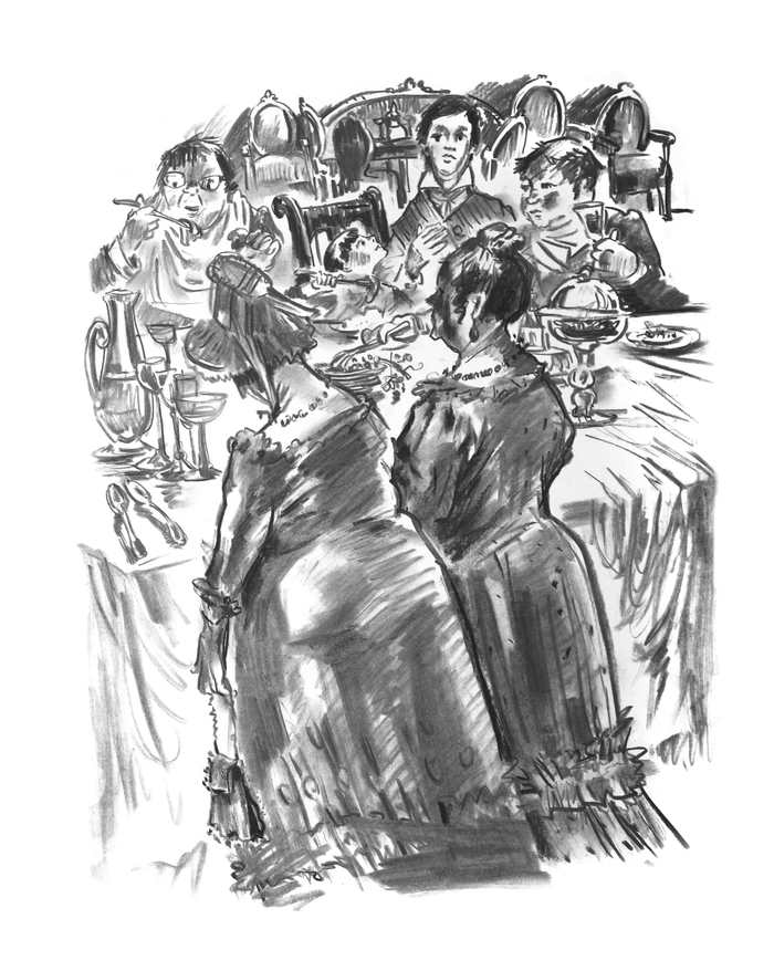 А. Пушкин «Дубровский» бумага, уголь