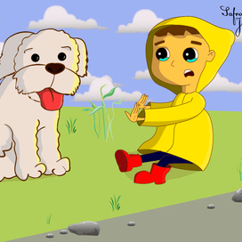 Иллюстрация для детской книги 