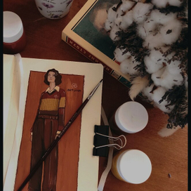 Быстрая зарисовка одежды