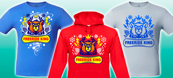 Принт FREERIDE KING