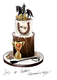 Эскизы тортов, Procreate