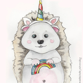 "Маскарад у зверят". Серия рисунков