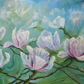 магнолии весной