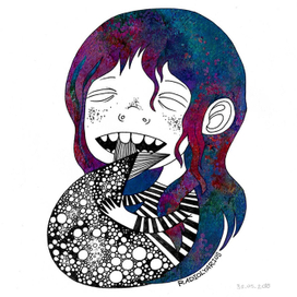 Русалочка проголодалась.